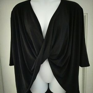 Women's Plus Black Knot  Shirt